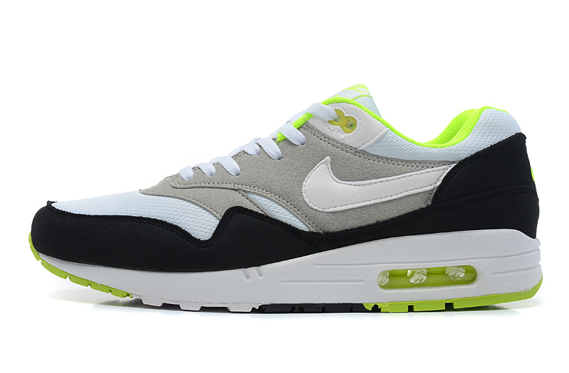 Nike Air Max 87 Chaussures Hommes Blanc Gris Noir (1)